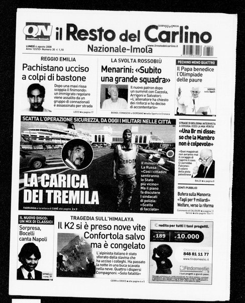 Il Resto del Carlino : giornale dell'Emilia